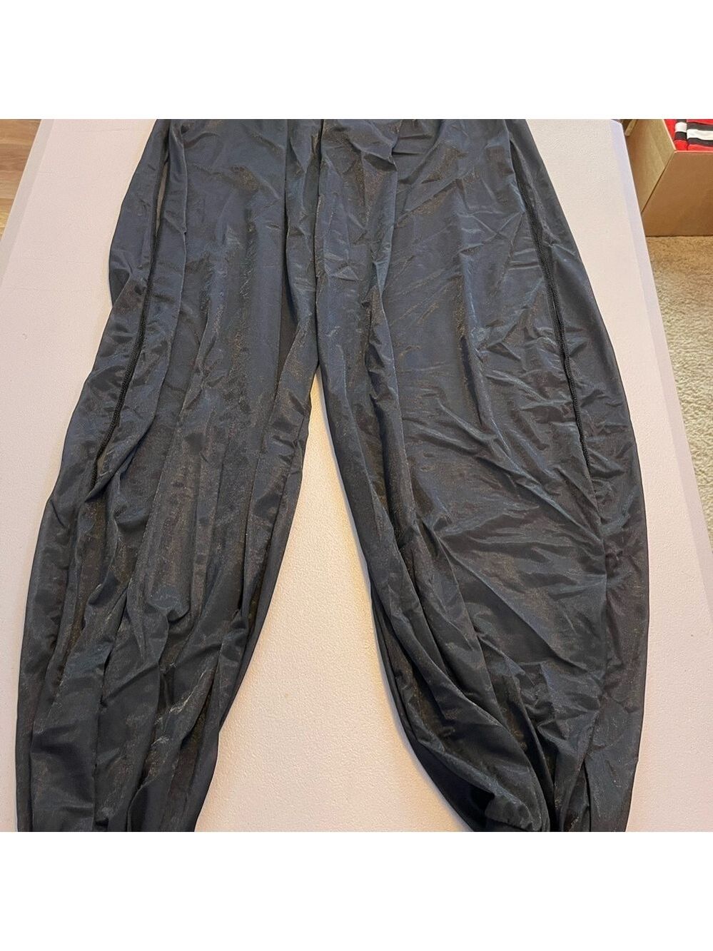 COPY - Nylon Spandex High Waist Pants XL Adult Baltogs Black Womens